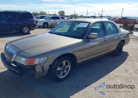 2001 Mercury Grand Marquis Gs from USA, damaged, VIN 2MEFM74W51X651759